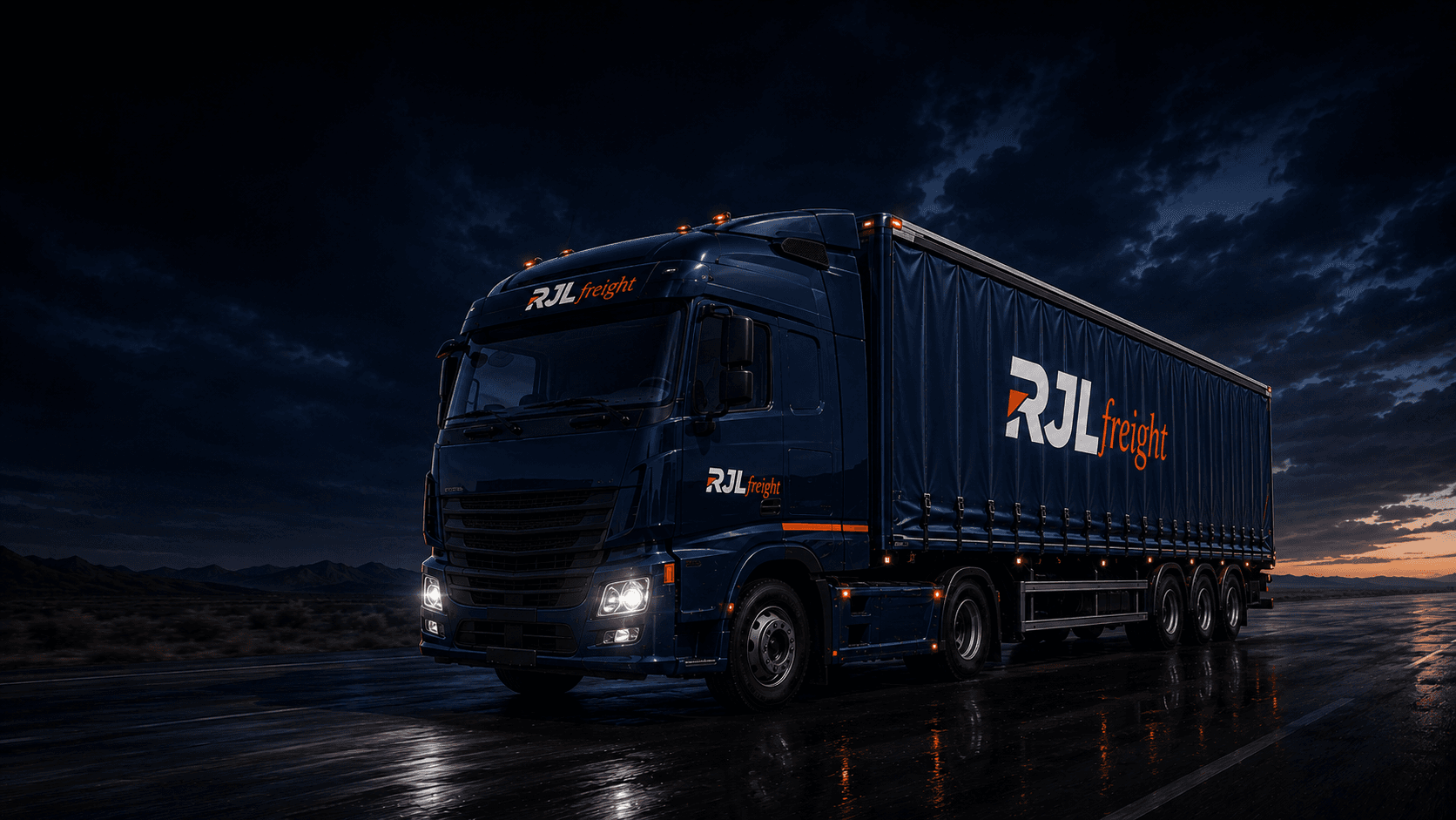RJL curtain-side trailer