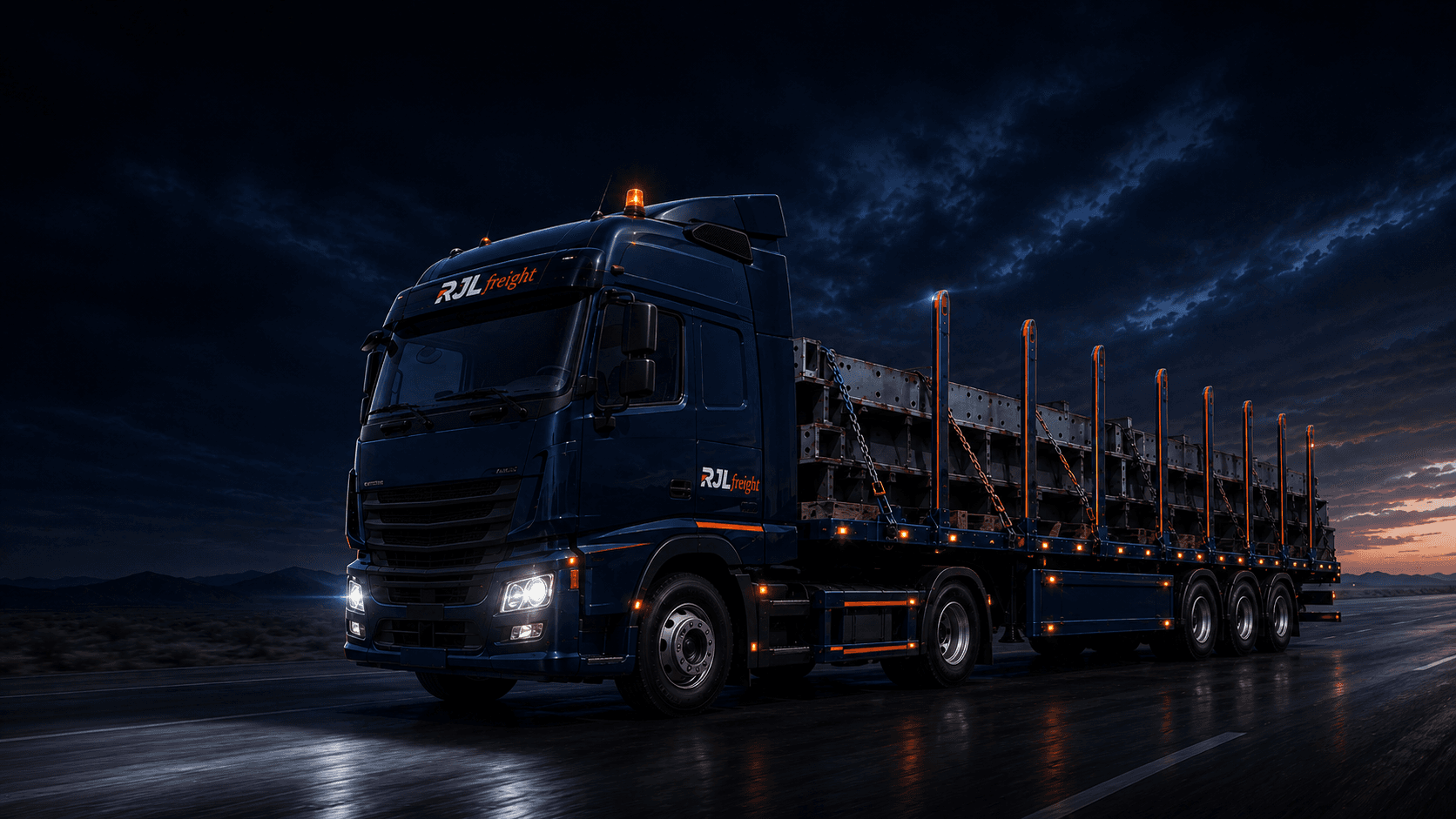 RJL flatbed trailer