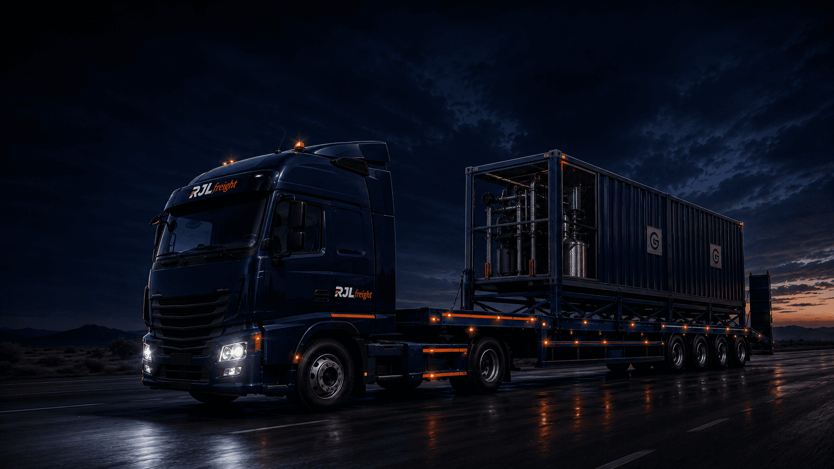 RJL lowbed truck